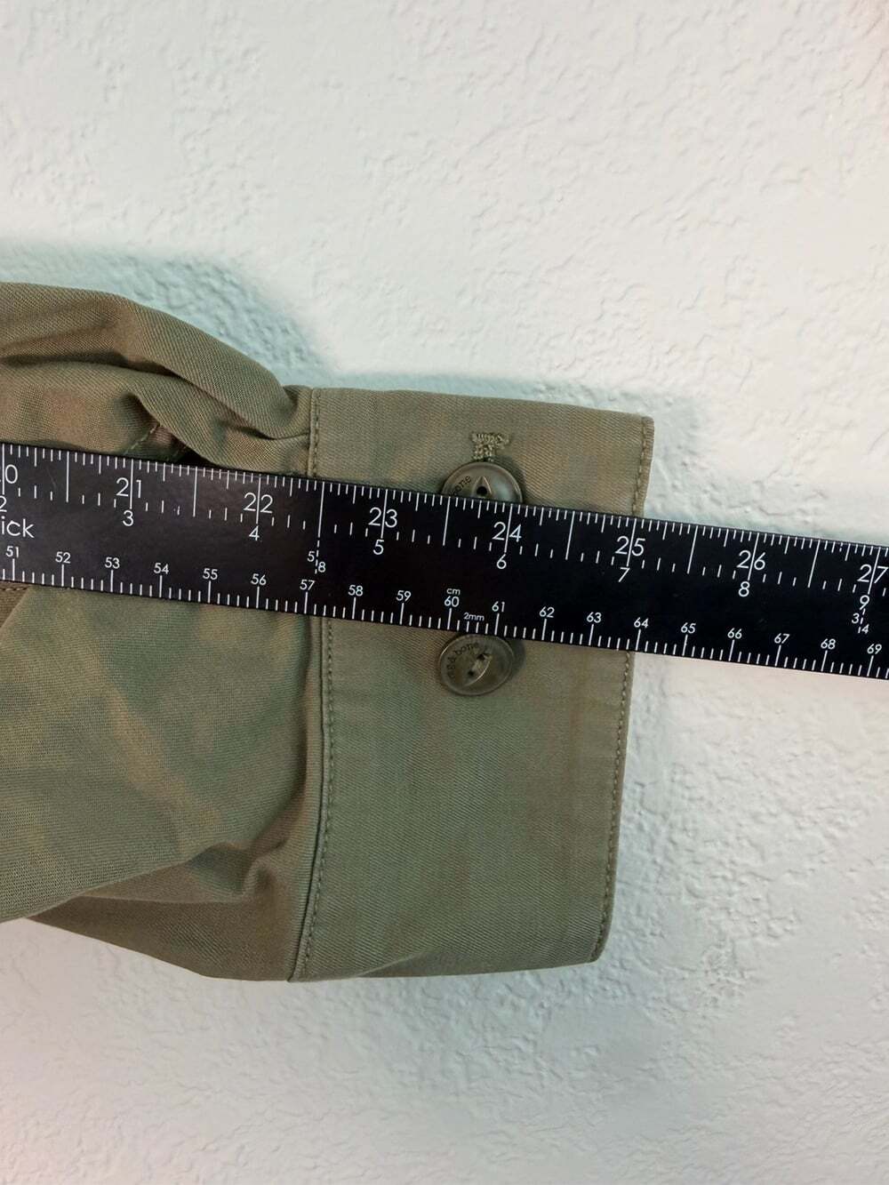 Rag And Bone Mazie Cotton-gabardine Jacket Size Large Olive Green Utility Coat - Picture 16 of 16